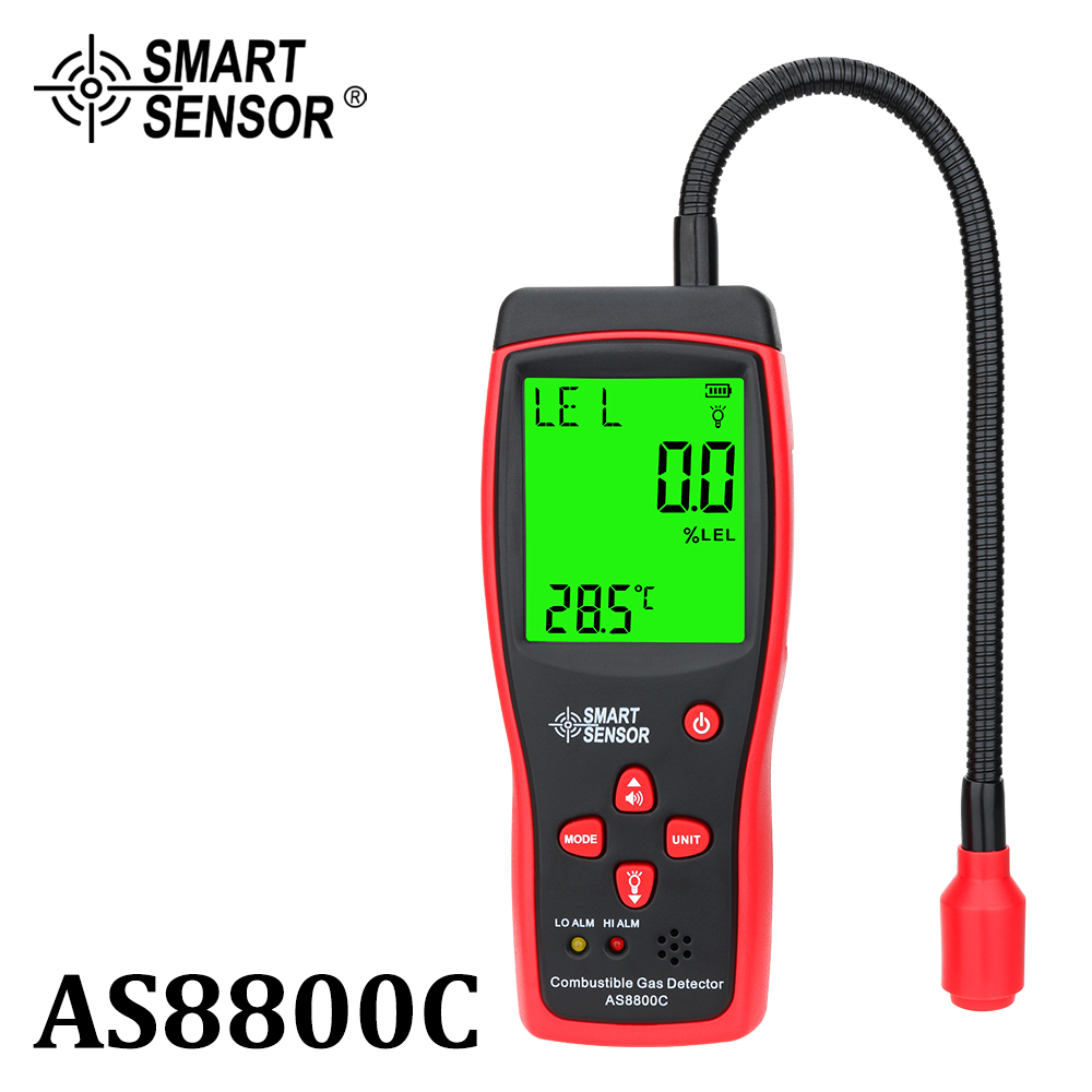 Smoke Leak Detector - Portable Gas Leak Detector 0-10000PPM Sound