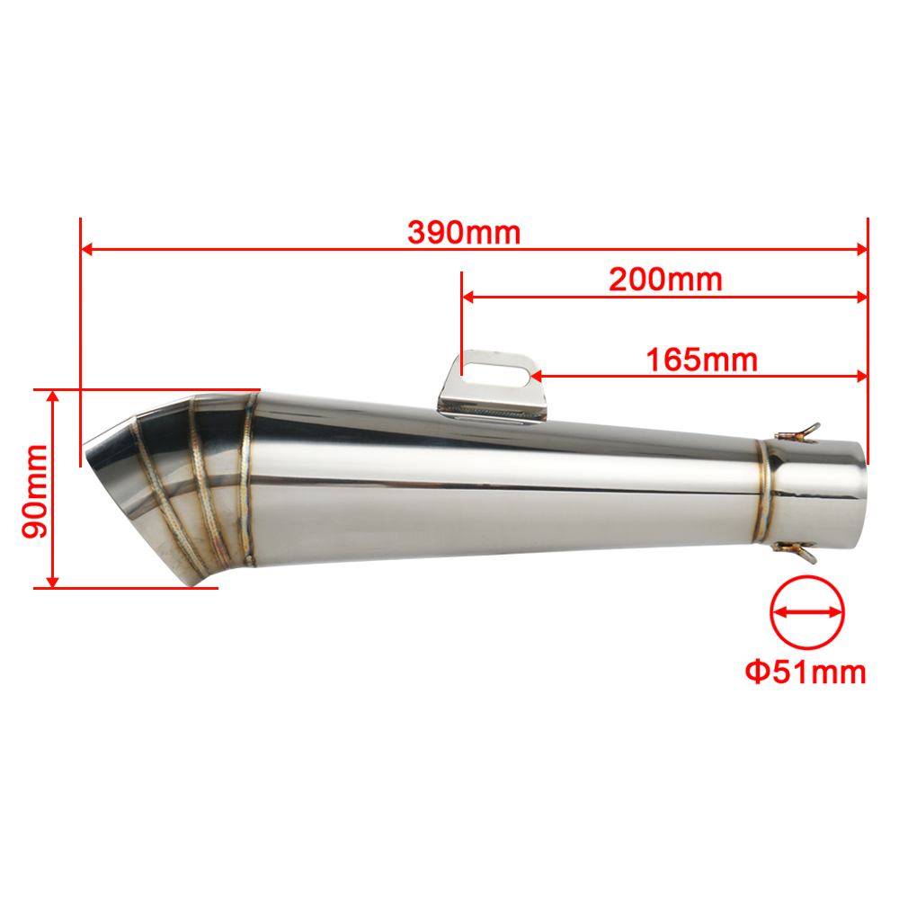 Universal 51mm Motorcycle Exha - огляд і ціна Exhaust Pipe Expander