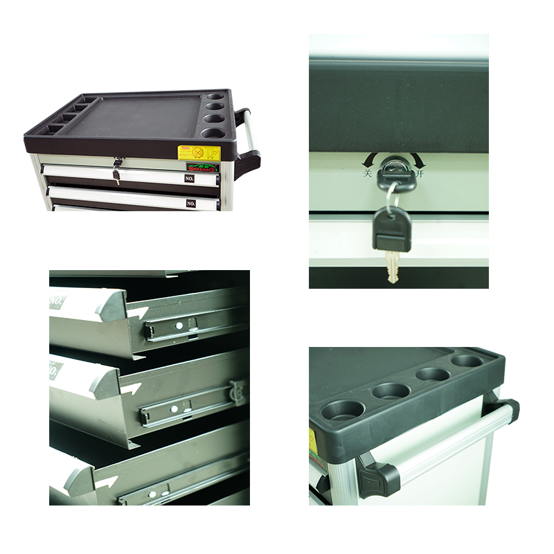 3-Drawer Gray Tool Storage Cab - огляд і ціна Auto Repair Shop Warranty