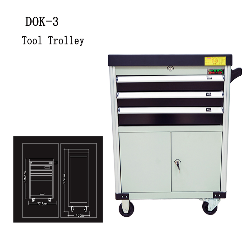 3-Drawer Gray Tool Storage Cab - огляд і ціна Auto Repair Shop Warranty