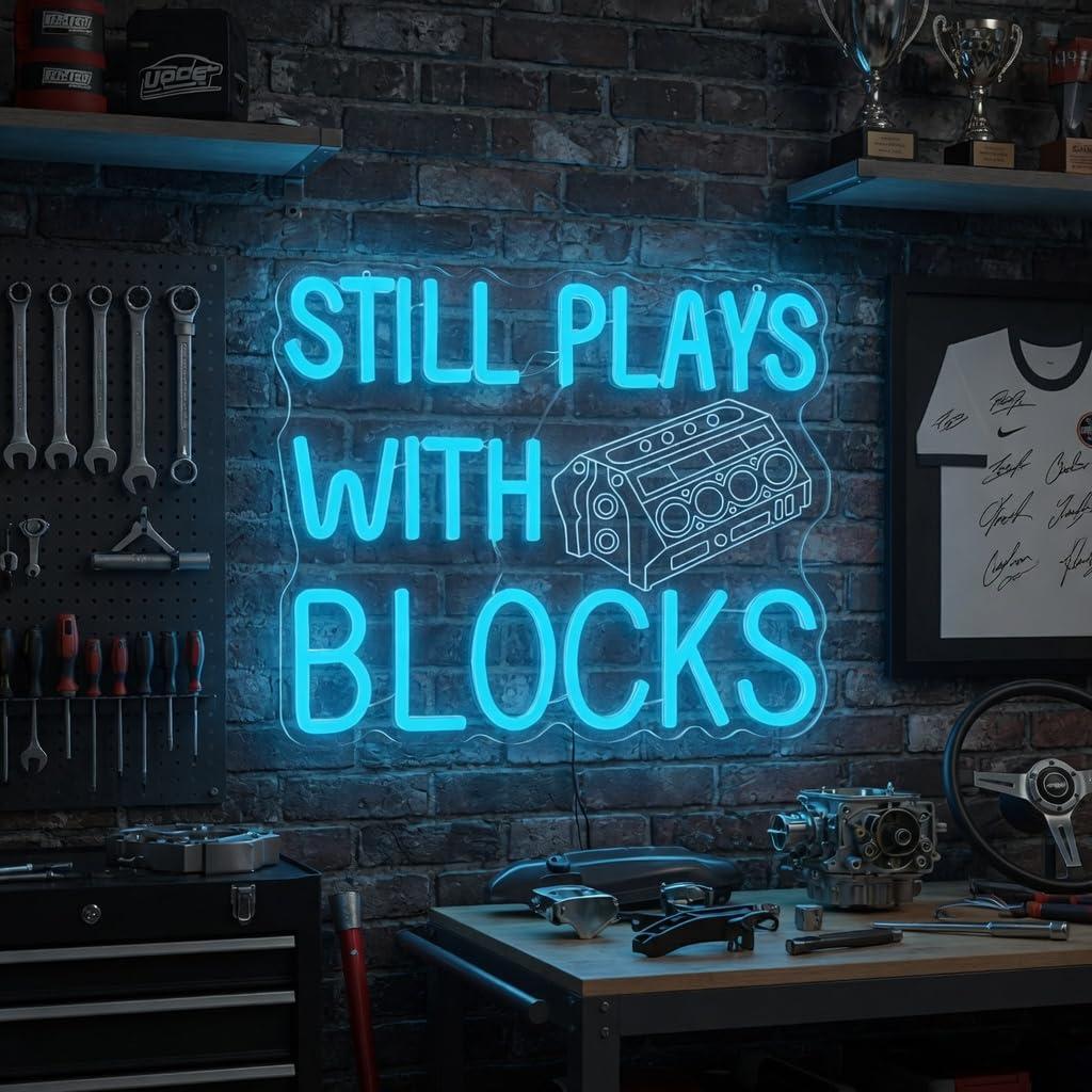 Engine Neon Sign Dimmable LED  - огляд і ціна Auto Repair Shop Signs