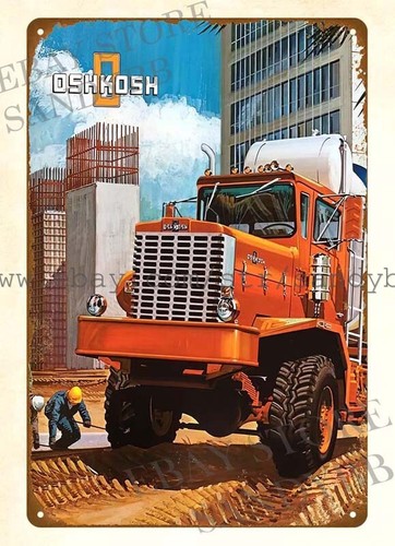 1973 Oshkosh heavy duty truck  - огляд і ціна Auto Repair Shop Signs