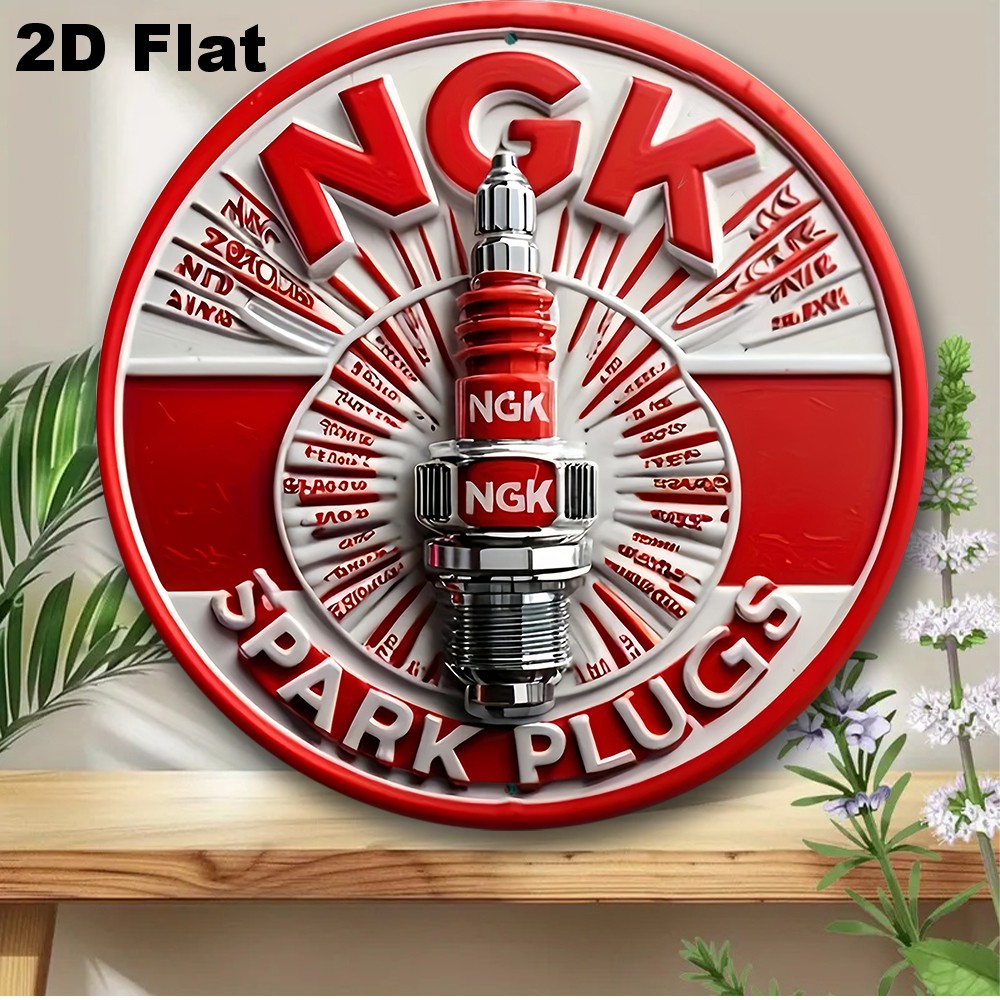 1pc Vintage Auto Parts Pattern - огляд і ціна Auto Repair Shop Signs